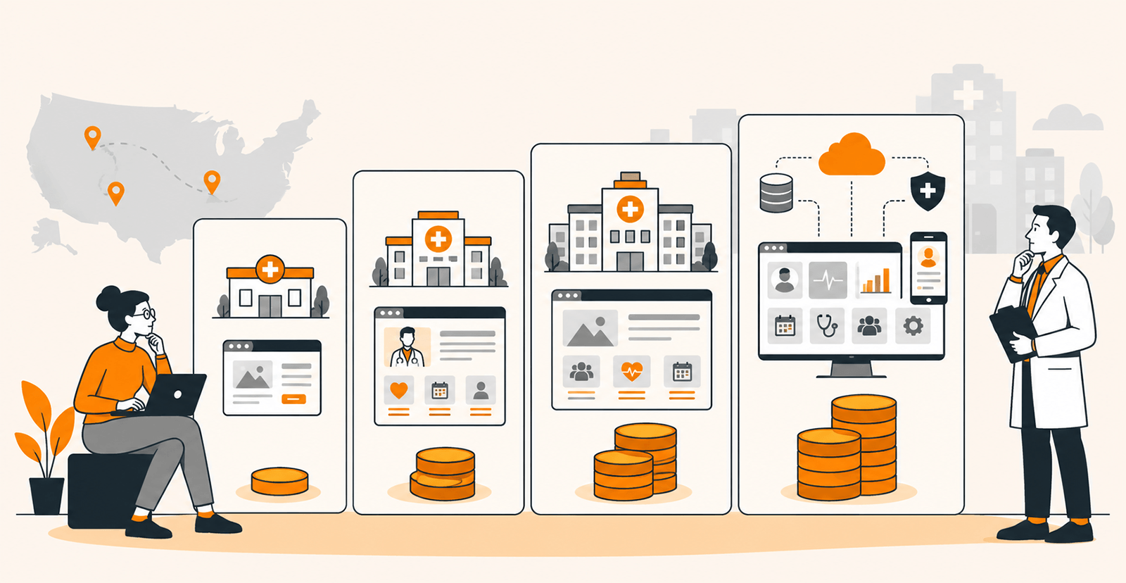 How Much Does Healthcare Website Design Cost in the USA