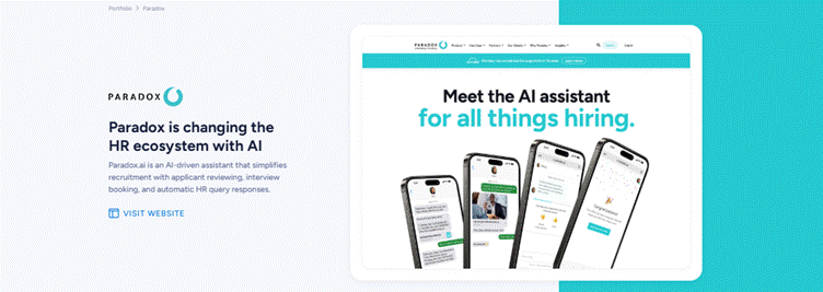 Animated preview of a Webflow website built by BRIX Agency